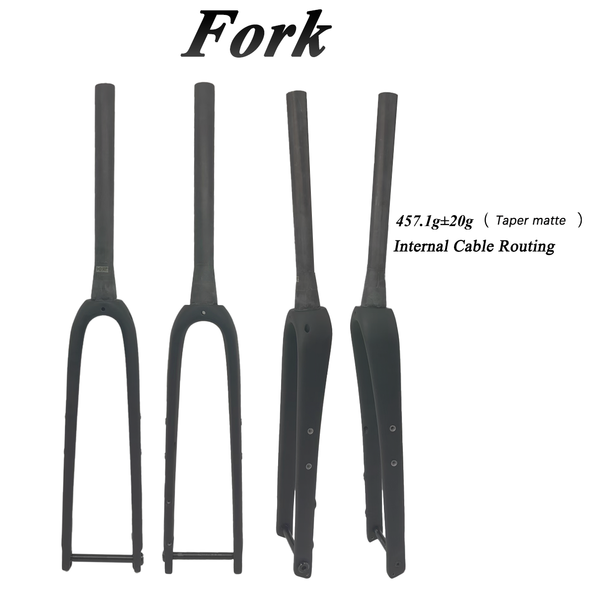 Cycling Gear Gravel - Horquilla para Bicicleta de Gravel T1000,