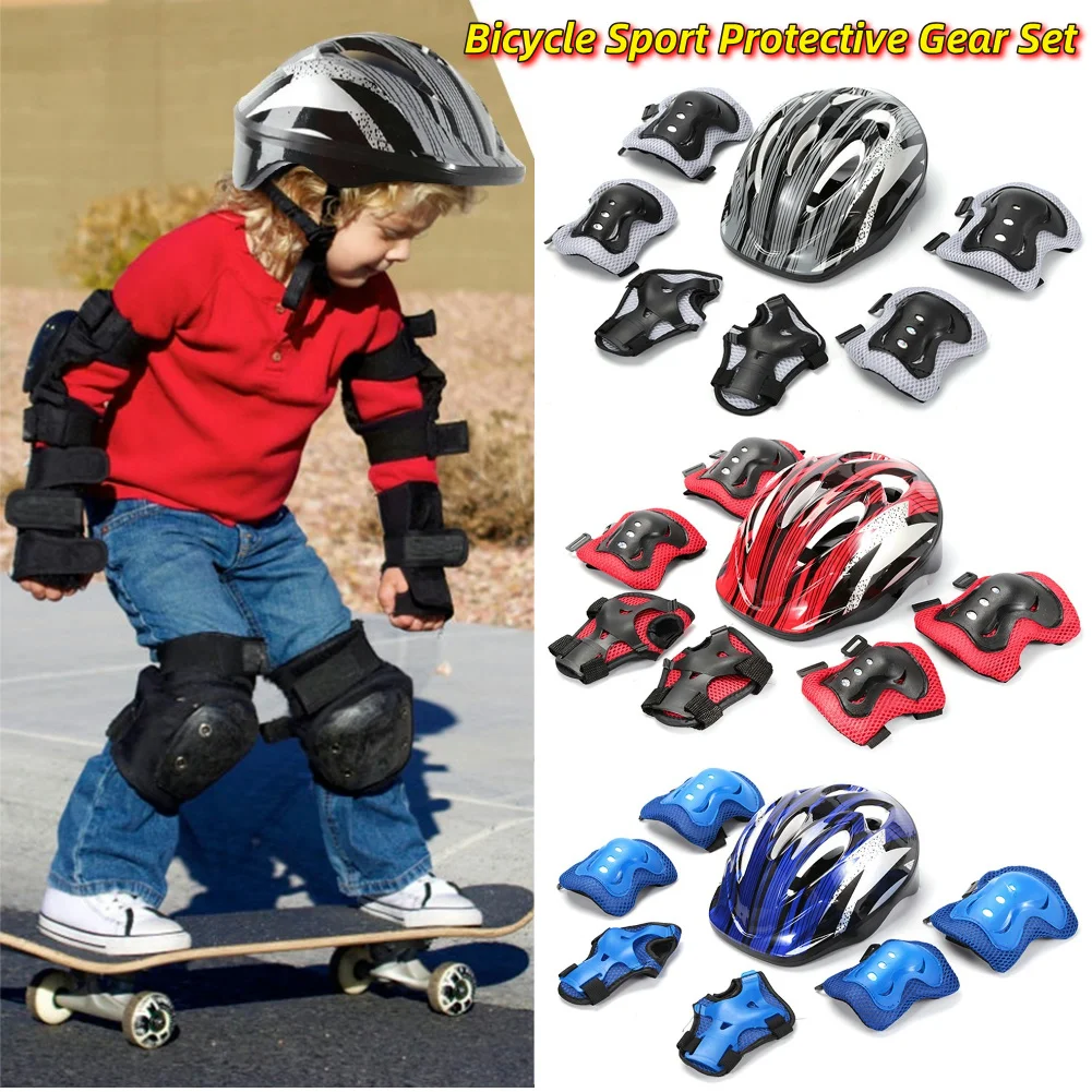 Cycling Gear Helmet - Juego de 7 Piezas de Equipo