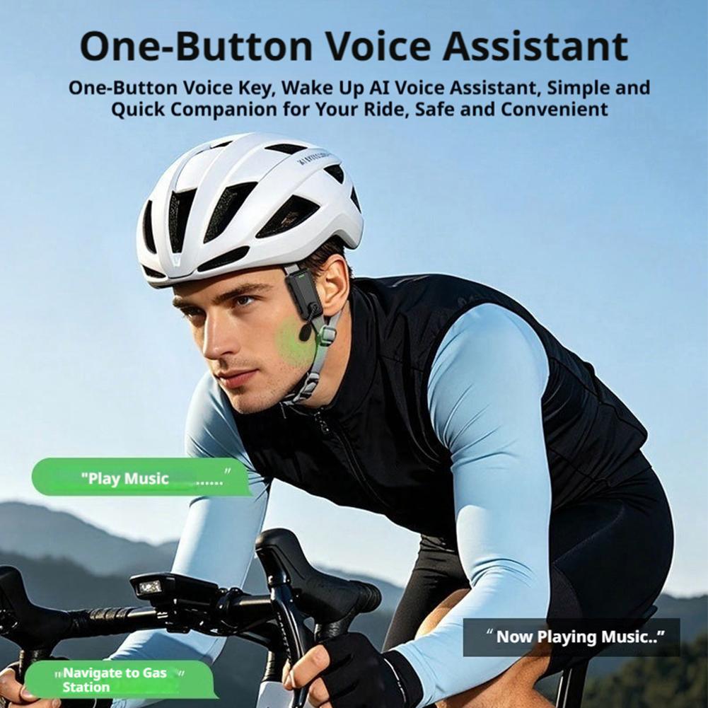 Cycling Gear Helmet - 2 Auriculares Inalámbricos BT para Casco,
