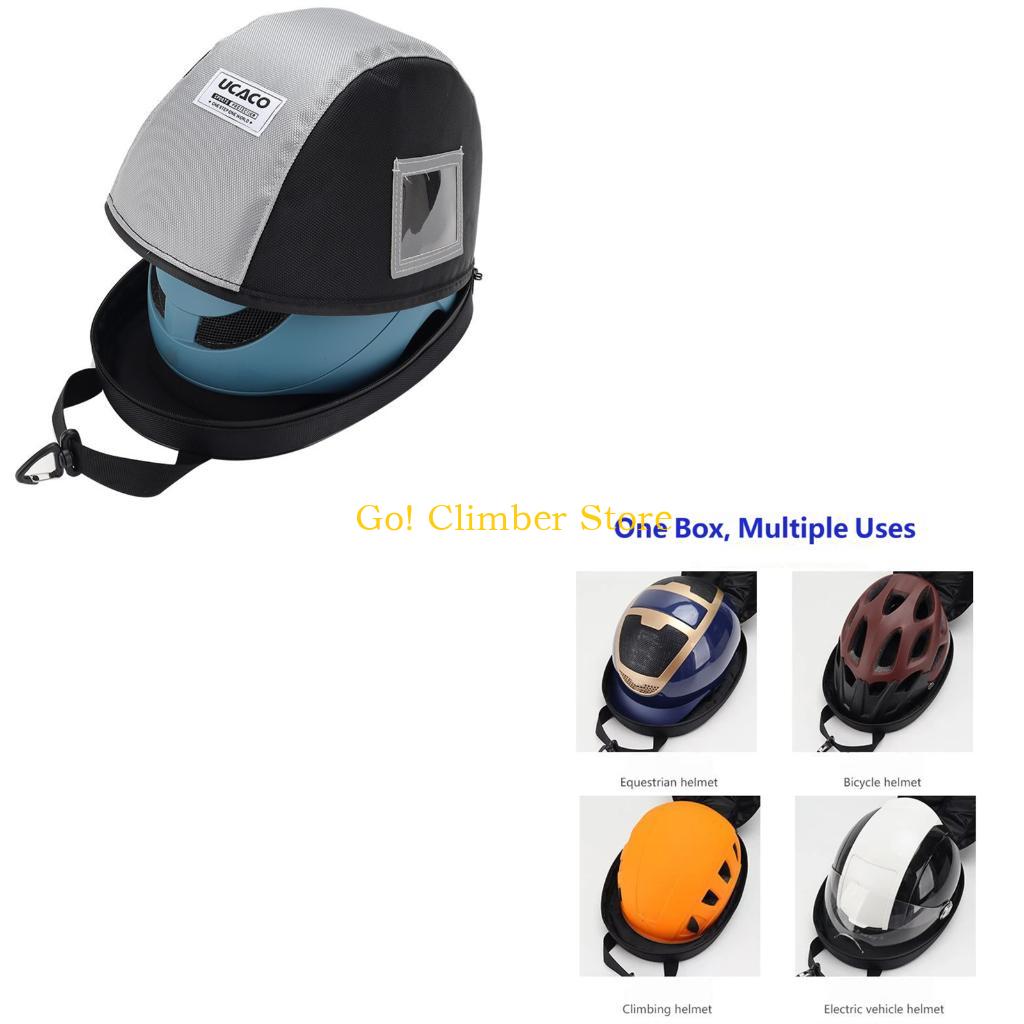 Cycling Gear Helmet - Bolsa transporte acolchada para casco Q84C,