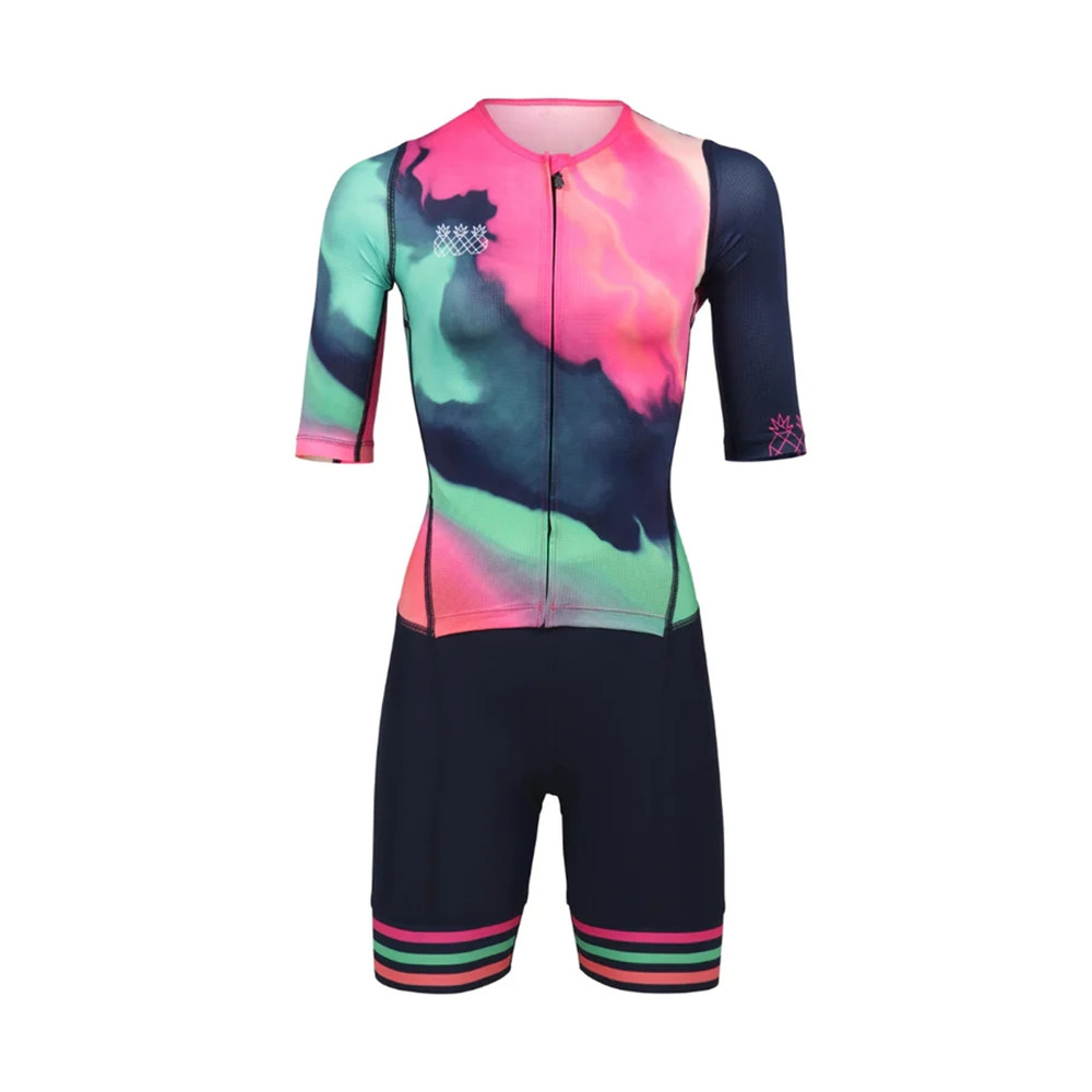 Traje de triatlón de verano pa - Cycling Gear Jersey reseña y precio