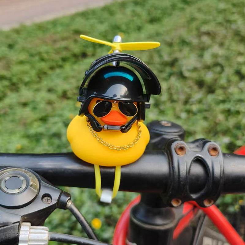 Bonito pato de goma para manil - Yellow Cycling Gear reseña y precio