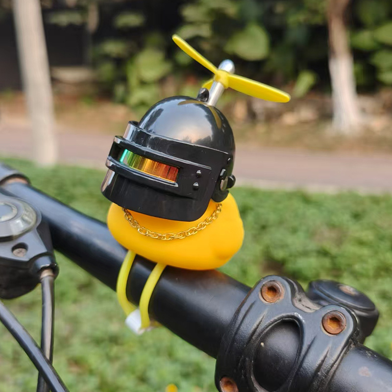 Bonito pato de goma para manil - Yellow Cycling Gear reseña y precio