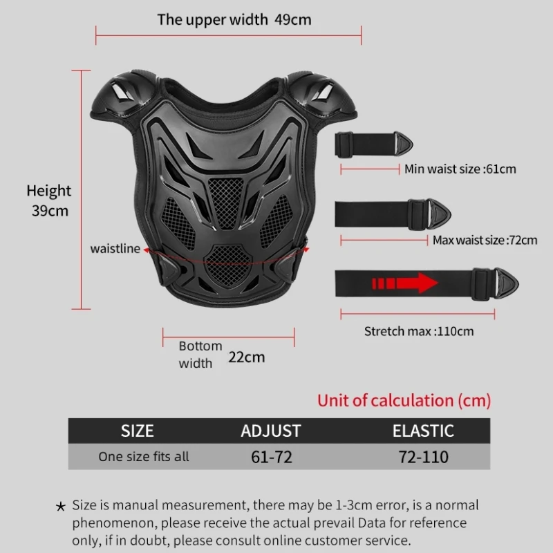 Armadura corporal para motocic - Cycling Protective Gear reseña y precio