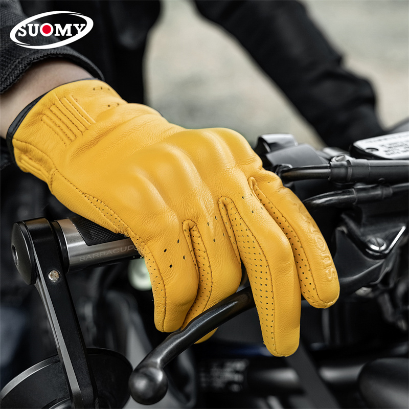 Guantes de Motocicleta Transpi - Yellow Cycling Gear reseña y precio