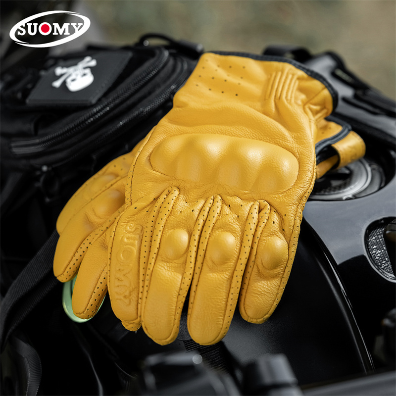 Guantes de Motocicleta Transpi - Yellow Cycling Gear reseña y precio