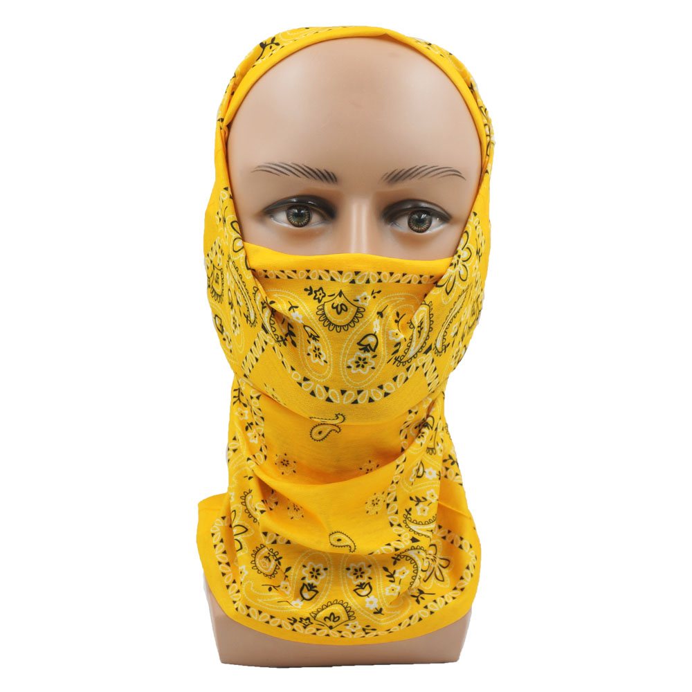 Bandana de tubo amarillo para  - Yellow Cycling Gear reseña y precio