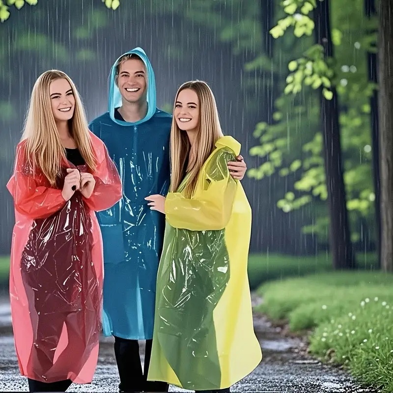 Poncho de lluvia transparente  - Yellow Cycling Gear reseña y precio