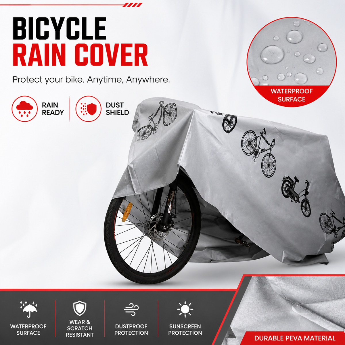 PINMOAP - Funda impermeable un - Cycling Gear In Rain reseña y precio