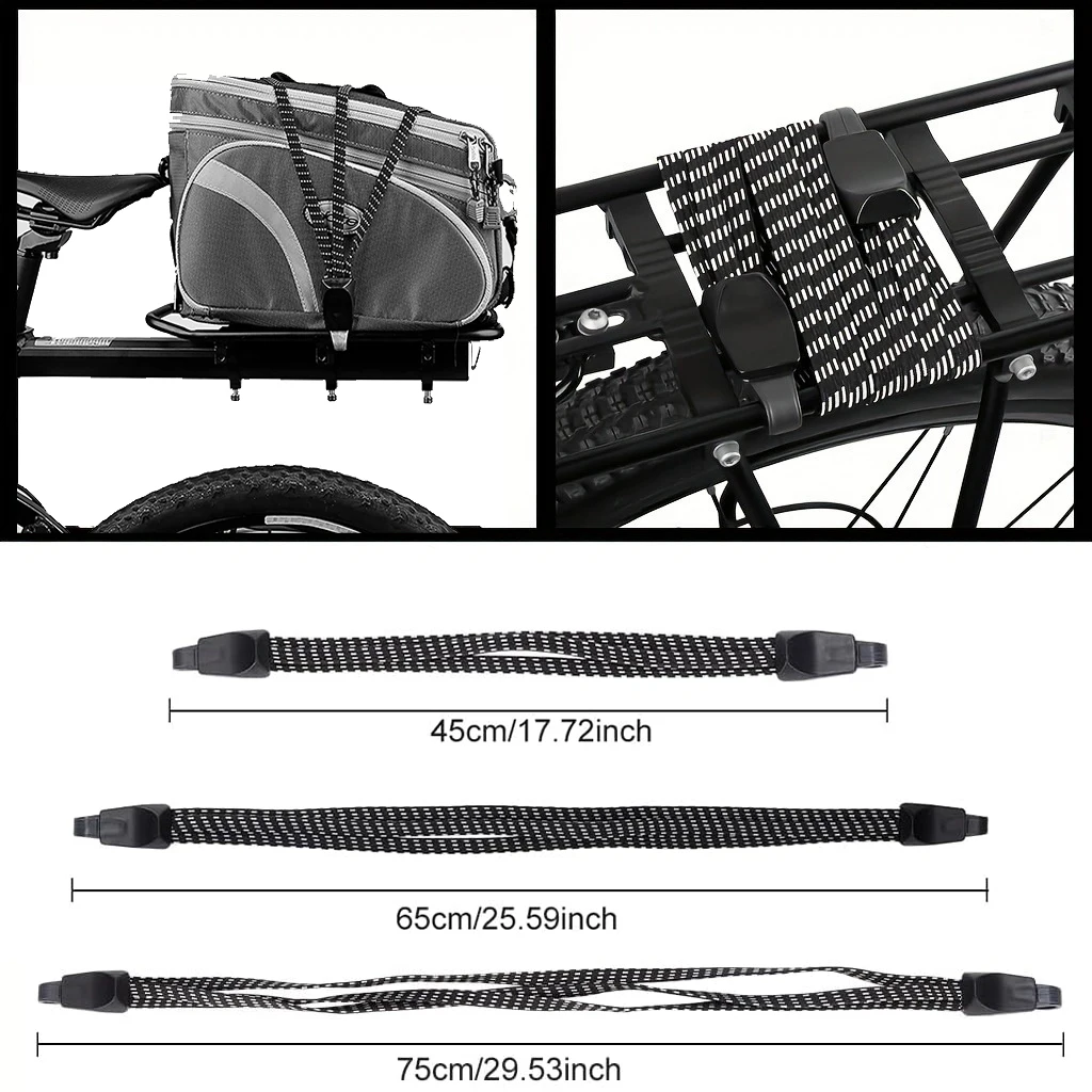 Cuerda para equipaje de bicicl - Bike Cargo Rack reseña y precio