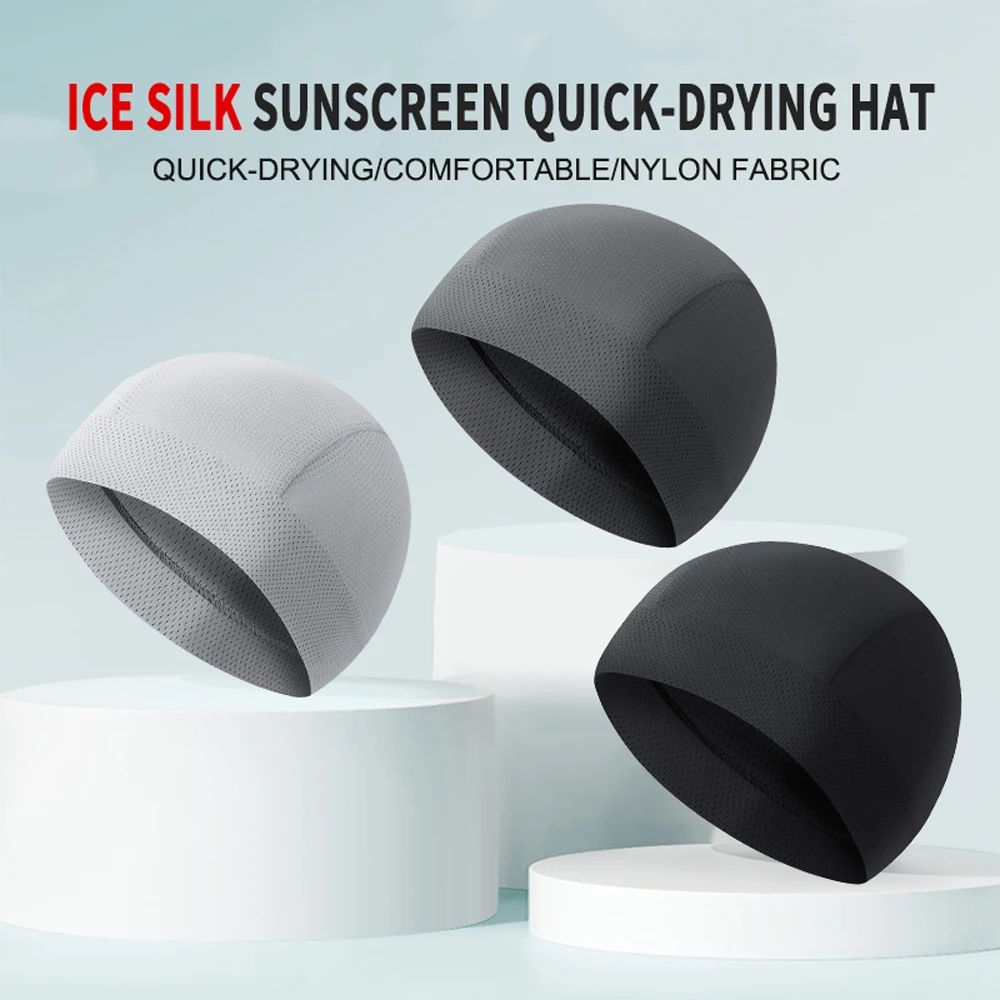 Gorro transpirable de seda de  - Cycling Gear Helmet reseña y precio