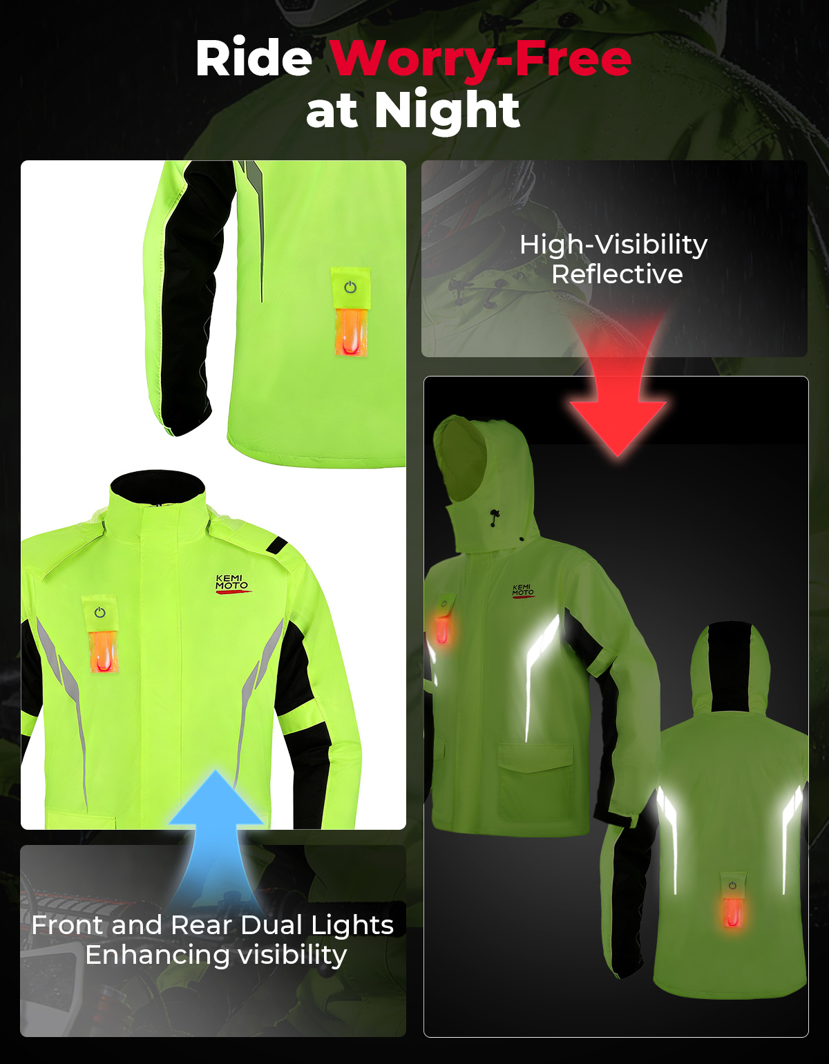 KEMIMOTO Conjunto de impermeab - Cycling Gear In Rain reseña y precio