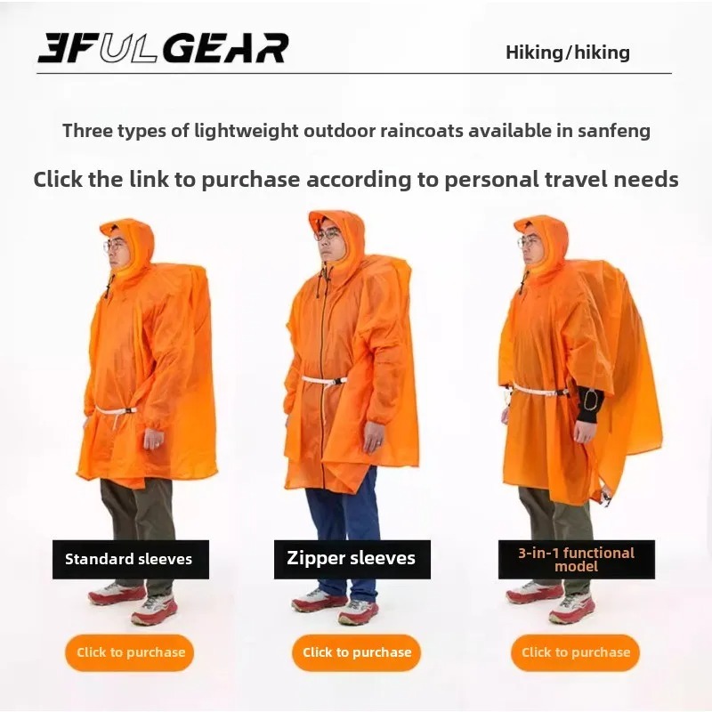 Poncho Impermeable Ultraligero - Cycling Gear In Rain reseña y precio