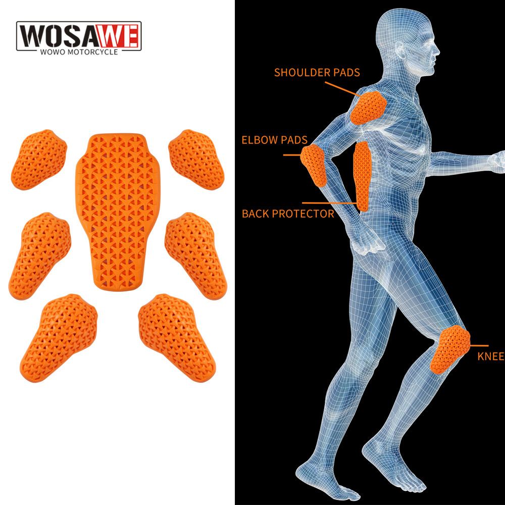 WOSAWE-protectores de forro pa - Cycling Protective Gear reseña y precio