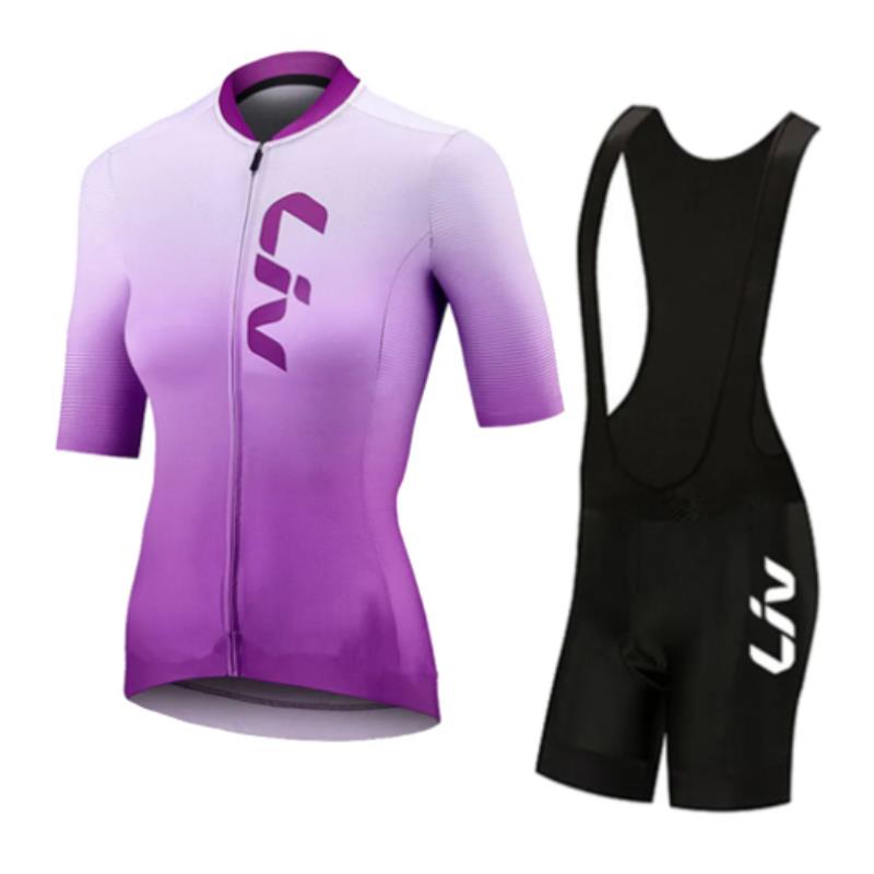 LIV-Conjunto de pantalones cor - Cycling Gear Jersey reseña y precio