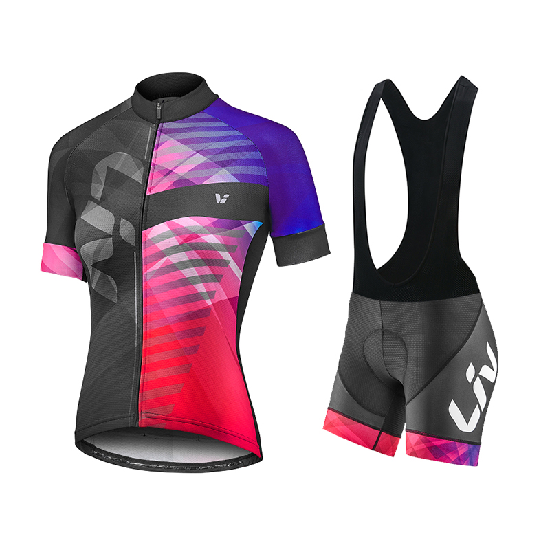 LIV-Conjunto de pantalones cor - Cycling Gear Jersey reseña y precio